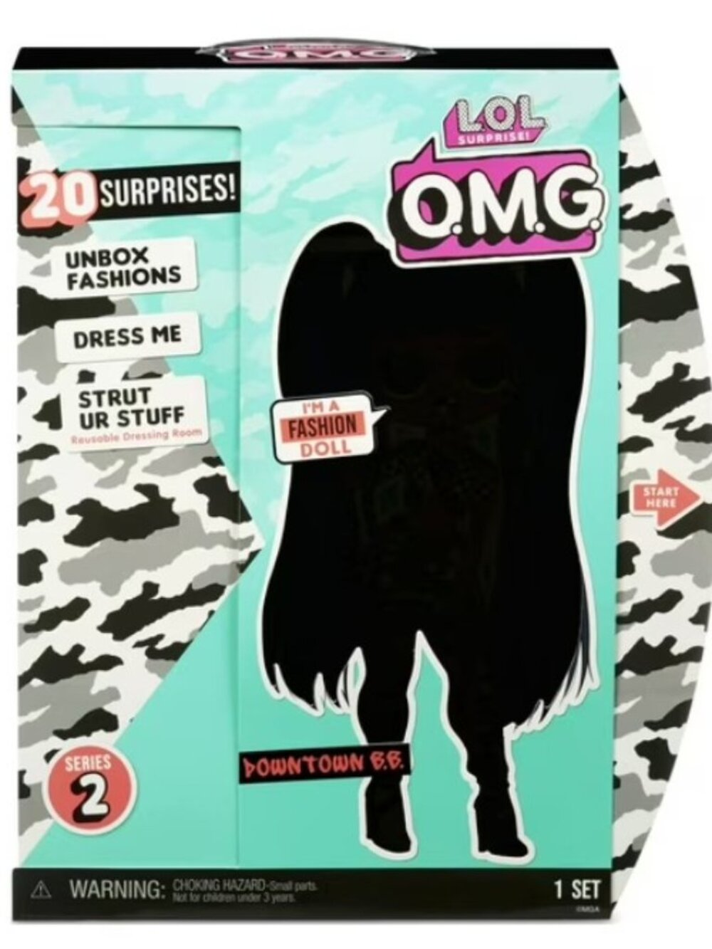 L.O.L. Surprise! OMG Downtown B.B. Doll with 20 Surprises + FREE Shipping